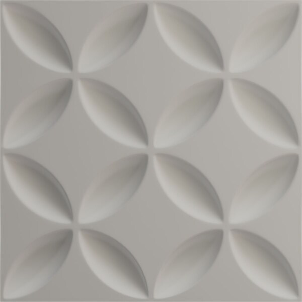 Ekena Millwork 19 5/8in. W x 19 5/8in. H Wallflower EnduraWall Decorative 3D Wall Panel Covers 2.67 Sq. Ft. - WP20X20WACAB