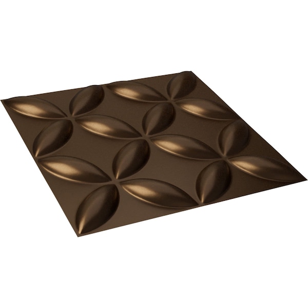 Ekena Millwork 19 5/8in. W x 19 5/8in. H Wallflower EnduraWall Decorative 3D Wall Panel Covers 2.67 Sq. Ft. - WP20X20WACAB