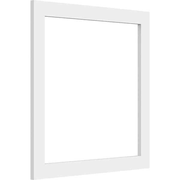 Ekena Millwork Prescott Decorative Wall Panel (Two-Piece), 18"W x 18"H x 3/8"P - WALP18X18X037PRE