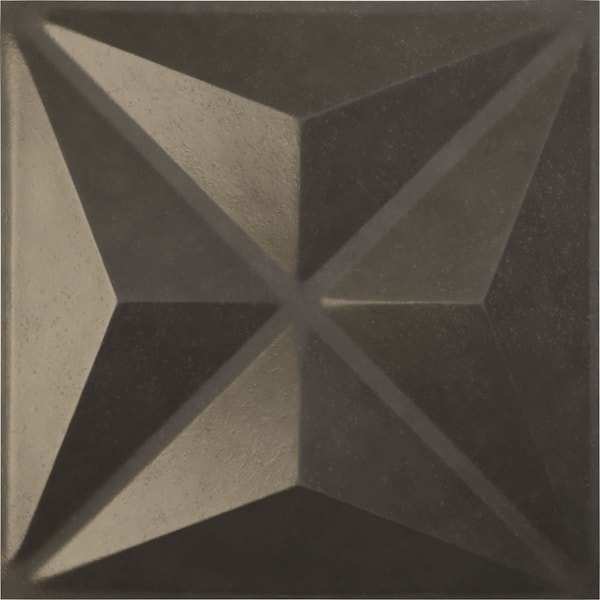 Ekena Millwork 11 7/8in. W x 11 7/8in. H Kent EnduraWall Decorative 3D Wall Panel, Total 11.76 Sq. Ft., 12PK - WP12X12KEDST-CASE-12