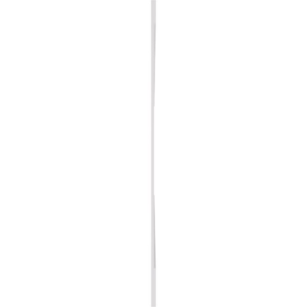 Ekena Millwork 44"H x 94 1/2"W Loveland PVC Wainscot Paneling Kit - WPK44X94LLD