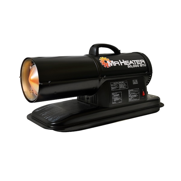 Mr. Heater Forced Air Heater, Kerosene, 50000 BtuH - MH50KR