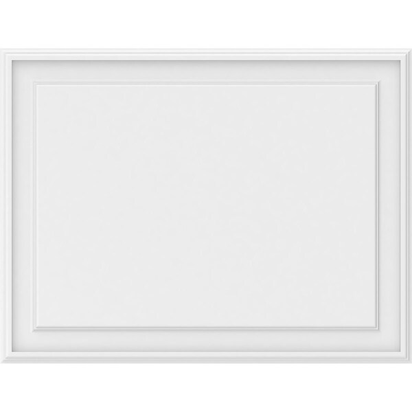 Ekena Millwork Legacy Raised Panel Decorative Wall Panel, 34"W x 26"H x 5/8"P - WALP34X26X062LEG