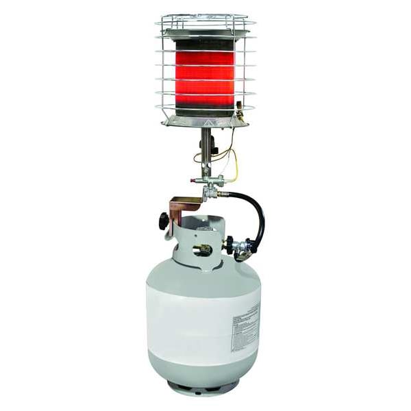 Dyna-Glo Portable Gas Tank-Top Heater, Liquid Propane, Standing Pilot, 8 29/32 in Wx 8 29/32 in L - TT360DG