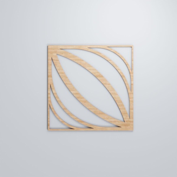 Ekena Millwork Large Otis Decorative Fretwork Wood Wall Panels, Alder, 23 3/8"W x 23 3/8"H x 3/8"T - WALW24X24X0375OTSAL