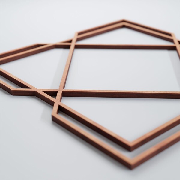 Ekena Millwork Medium Kiowa Decorative Fretwork Wood Wall Panels, Cherry, 15 3/8"W x 15 3/8"H x 3/8"T - WALW16X16X0375KWACH