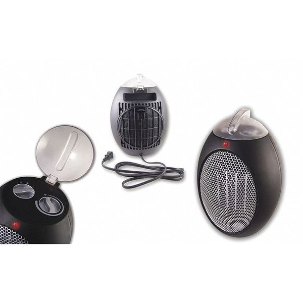 Cozy Portable Electric Heater, 750W, 120V AC, 1 Phase, 2560 BtuH, Non-Oscillating - ESH
