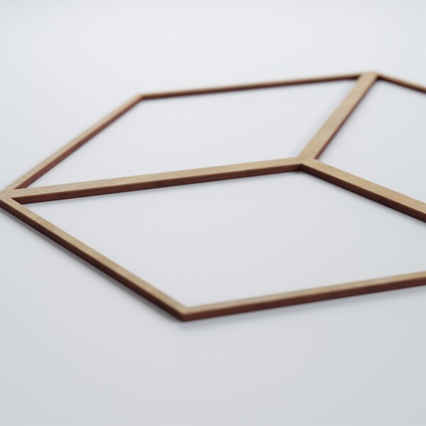 Ekena Millwork Large Pueblo Decorative Fretwork Wood Wall Panels, Hickory, 23 3/8"W x 23 3/8"H x 3/8"T - WALW24X24X0375PBLHI