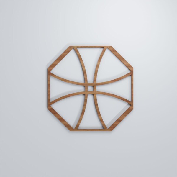 Ekena Millwork Medium Haswell Decorative Fretwork Wood Wall Panels, Walnut, 15 3/8"W x 15 3/8"H x 3/8"T - WALW16X16X0375HWLWA