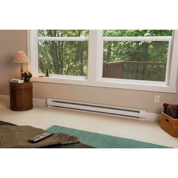 Cadet 72" Electric Baseboard Heater, White, 1500W, 120V - 6F1500-1W