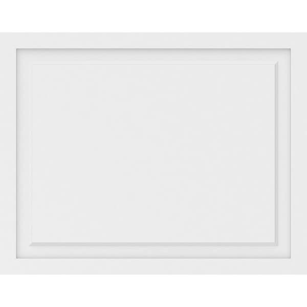 Ekena Millwork Harrison Raised Panel Decorative Wall Panel, 38"W x 30"H x 5/8"P - WALP38X30X062HAR