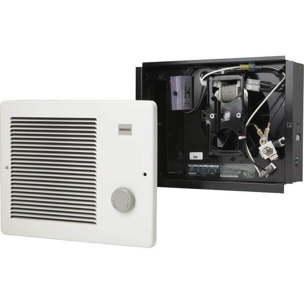 Broan Recessed Electric Wall-Mount Heater, Recessed or Surface, 750/1500, 1125/1500 W, 120/208/240V AC - 174
