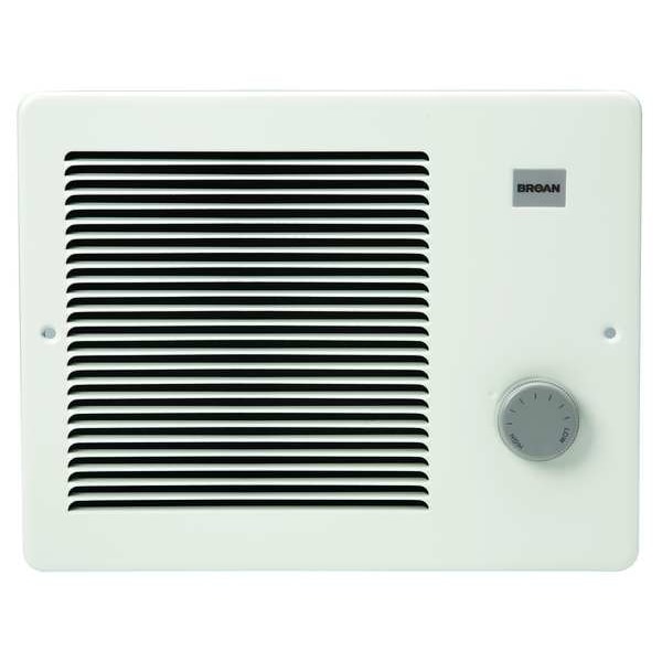 Broan Recessed Electric Wall-Mount Heater, Recessed or Surface, 750/1500, 1125/1500 W, 120/208/240V AC - 174