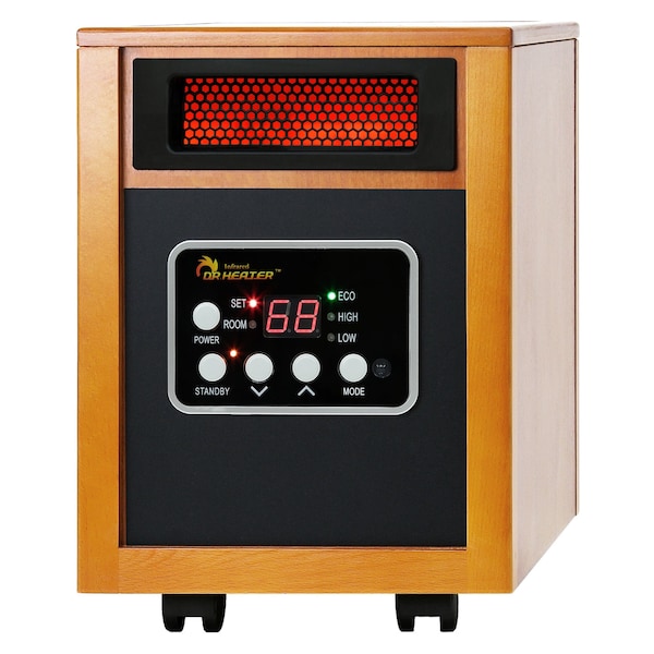 Dr Infrared Heater Electric Portable Space Heater, 1500-Watt - DR-968