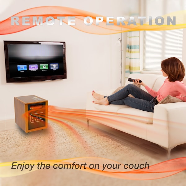 Dr Infrared Heater Electric Portable Space Heater, 1500-Watt - DR-968