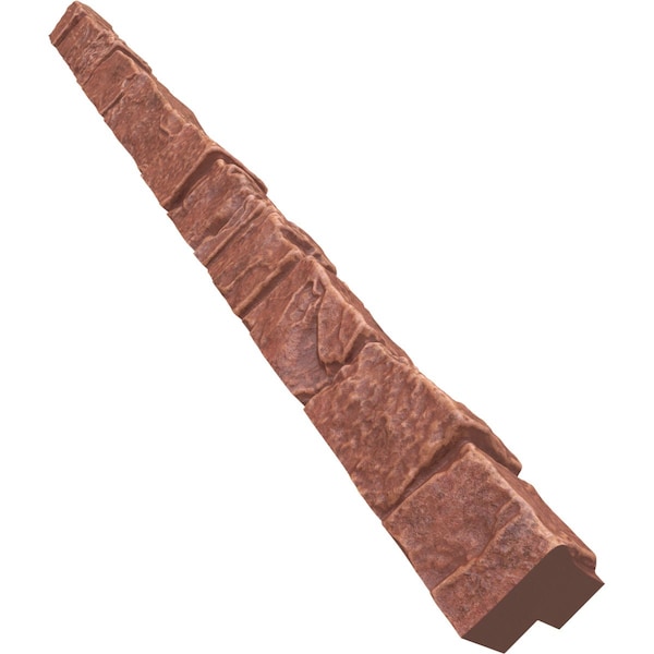 Ekena Millwork Universal Outside Corner for StoneWall Faux Stone Siding Panels - PNUOC03X48SV