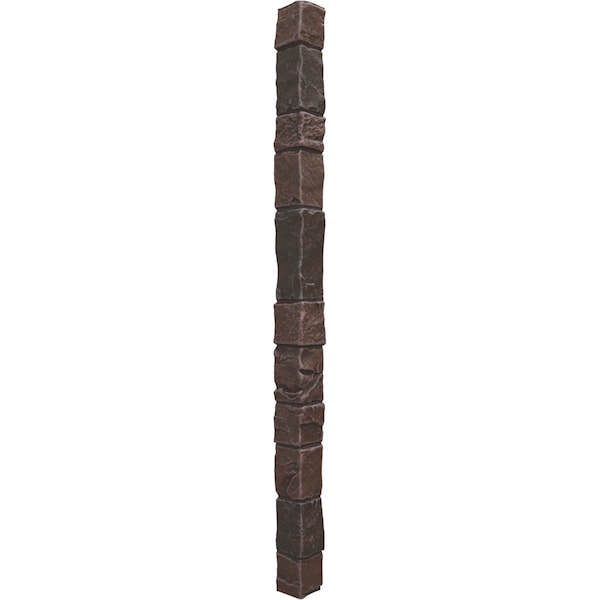 Ekena Millwork Universal Outside Corner for StoneWall Faux Stone Siding Panels - PNUOC03X48DT