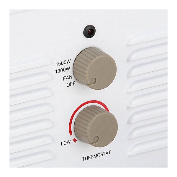 Dayton Portable Electric Jobsite & Garage Heater, 120V, 1.3 kW/1.5 kW, 5-15P, 1-Phase - 3VU33
