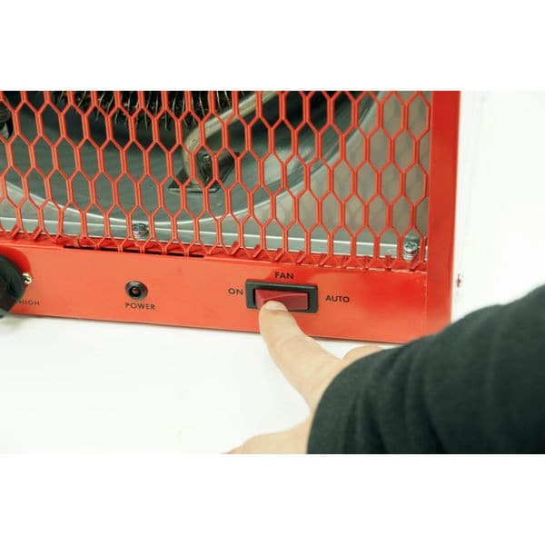 Dayton Portable Electric Jobsite & Garage Heater, 5600W/4200W, 208/240V AC, 1 Phase, 19,110 / 14,335 BtuH - 3VU36