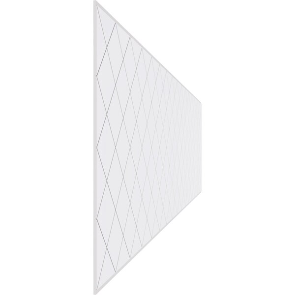 Ekena Millwork Set of Four Panels for 94 1/2"W x 32 1/4"H Checkerboard Fretwork Wainscot Wall Paneling - WPKP16X01X47CBD