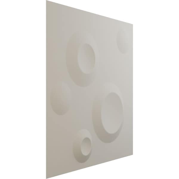 Ekena Millwork 11 7/8in. W x 11 7/8in. H Cole EnduraWall Decorative 3D Wall Panel, Total 11.76 Sq. Ft., 12PK - WP12X12COGBW-CASE-12