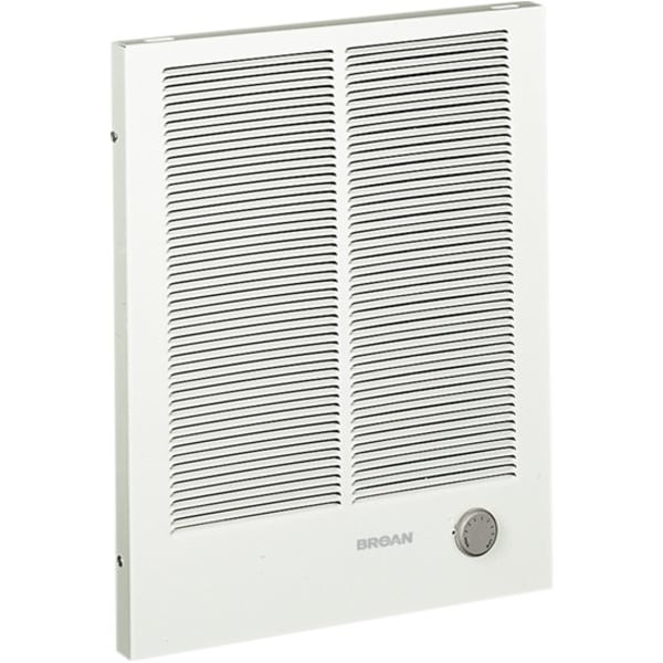 Broan Recessed Electric Wall-Mount Heater, Recessed or Surface, 1125/2250, 1500/3000 W, 208/240V AC - 194