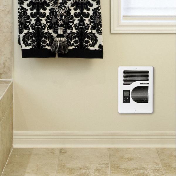 Cadet Recessed Electric Wall-Mount Heater, Recessed, 1000/1500/1600W W, 120/208/240V AC, White - CEC163TW