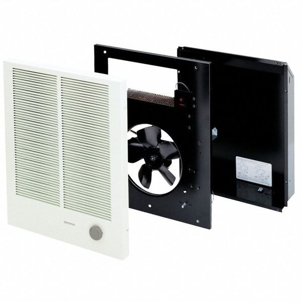 Broan Recessed Electric Wall-Mount Heater, Recessed or Surface, 1500/3000, 2000/4000 W, 208/240V AC - 198