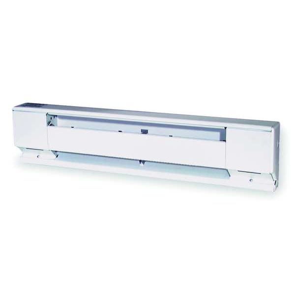 Dayton 60" Electric Baseboard Heater, White, 1250W, 120V - 3UG79