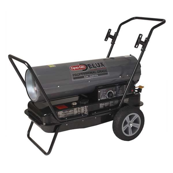 Dyna-Glo Portable Oil and Kerosene Torpedo Heater, 135,000 BtuH, #1 Diesel, #1 Fuel Oil, K-1 Kerosene - KFA135DGD