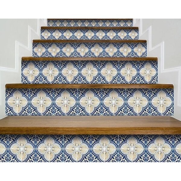 Homeroots 7 x 7 in. Nelly Yellow Peel & Stick Removable Tiles - 400123