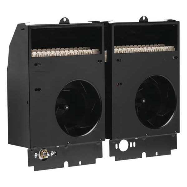 Cadet Recessed Electric Wall-Mount Heater, Recessed or Surface, 4000/3000W W, 240/208V AC, Black - CST402T