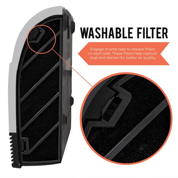 Heat Storm Infrared Space Heater, WIFI, Wall Mount, Digital Display, Adjustable Thermostat, 1500W, 120V, Black - HS-1500-PHX-WIFI