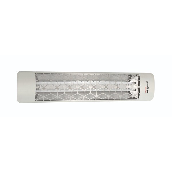 Eurofase SS 39in Dual Element 5000W 208V Heater, Stainless Steel, Stella Decor Plate - EF50208S6