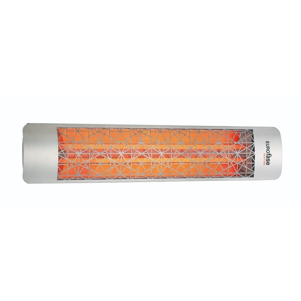 Eurofase SS 39in Dual Element 4000W 480V Heater, Stainless Steel, Astra Decor Plate - EF40480S4