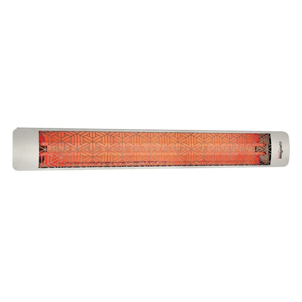 Eurofase SS 61in Dual Element 6000W 277V Heater, Stainless Steel, Mason Decor Plate - EF60277S3
