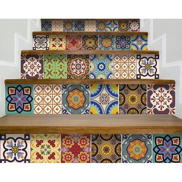Homeroots 5 x 5 in. Auguri Geo Yellow Peel & Stick Removable Tiles - 400026