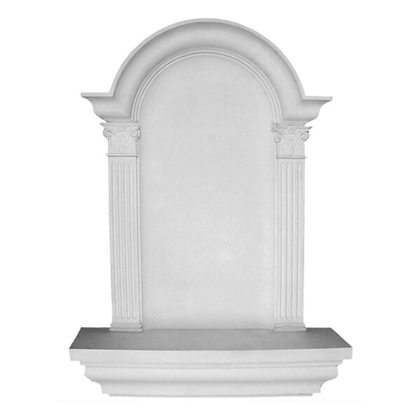 Ekena Millwork 30 1/4"W x 42 5/8"H x 6 7/8"D Large Waltz Wall Niche, Surface Mount - NCH30X42WA
