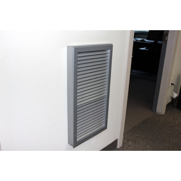 King Electric Lpwa Lg Architectural Wall Heater 277V 4000W W/Tp Stat & Cb2, Black - LPWA2740-TP-CB2-B