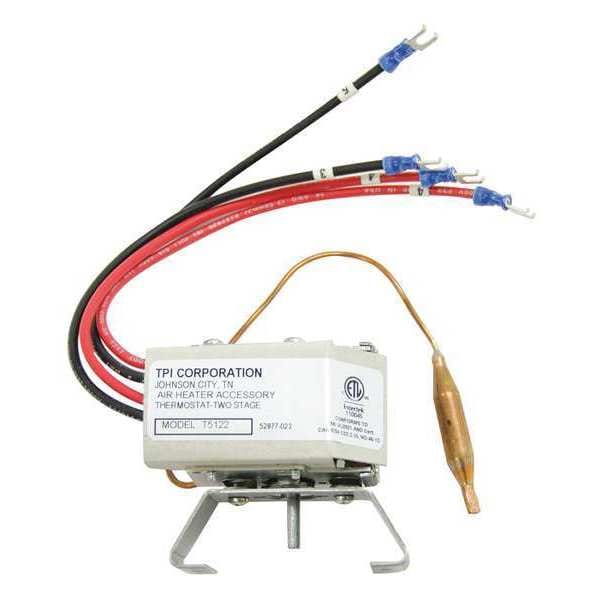 Markel Products Thermostat, 38 ft., 4"D x 5"W, DPST, 38 ft. - T5122