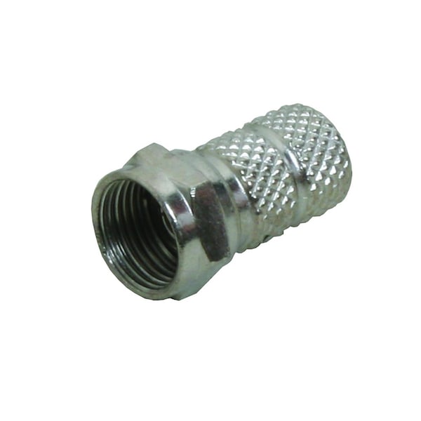 Conectores F (macho) de Quest Technology International, 75 Ohm - Twist-On con barril de 1/2'', Rg-6 - CFC-1114