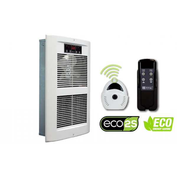 King Electric LPW ECO2S Wall Heater, 240V 4500W, Oiled Bronze - LPW2445-ECO-OB-R