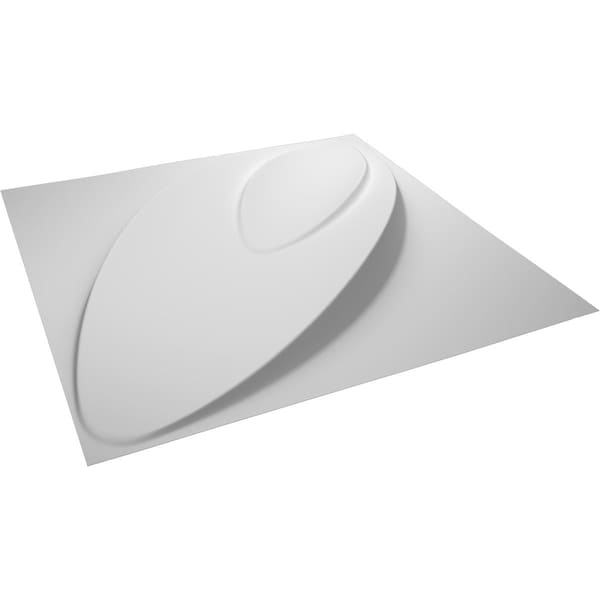 Ekena Millwork 19 5/8in. W x 19 5/8in. H Iris EnduraWall Decorative 3D Wall Panel Covers, Total 26.75 Sq. Ft., 10PK - WP20X20IRWH-CASE-10