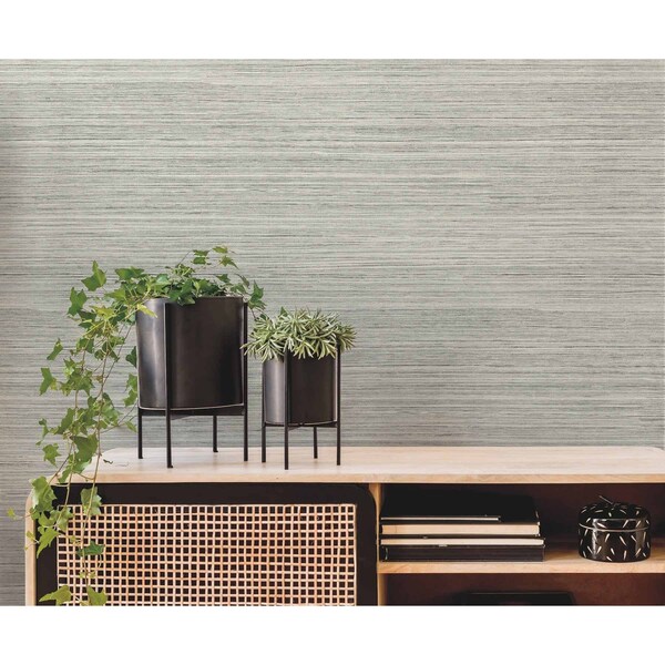 York Wallcoverings Fountain Grass Onyx Wallpaper Sample - GO8304SAM