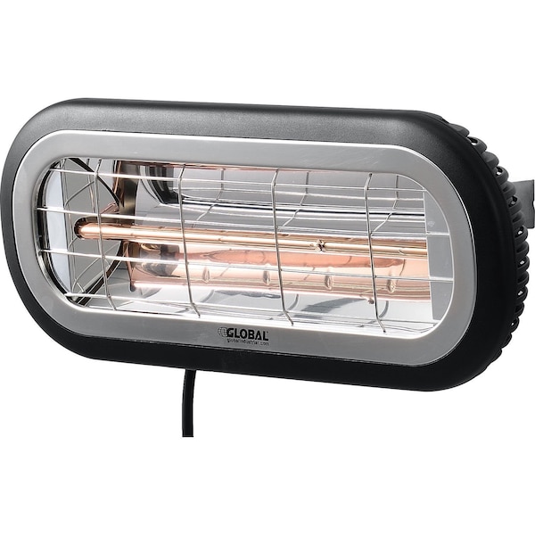 Global Industrial Infrared Patio Heater, Wall/Ceiling Mount, 1500W, 120V - 246721