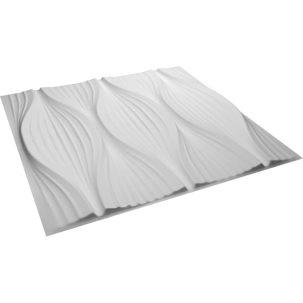 Ekena Millwork 19 5/8in. W x 19 5/8in. H Willow EnduraWall Decorative 3D Wall Panel, White, 20PK - WP20X20WWWH-CASE-20