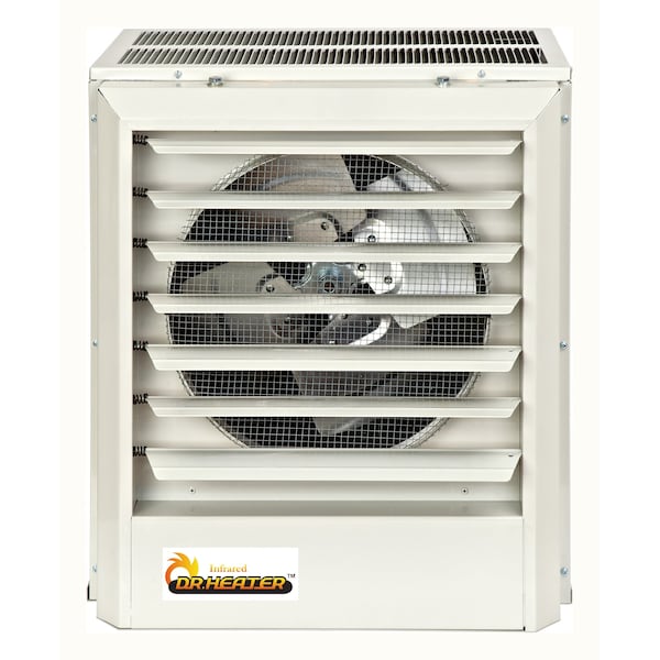Dr Infrared Heater Fan Forced Electric Unit Heater, 3 Phase, 240V, 11.2kW/15kW, 14 in W - DR-P3150
