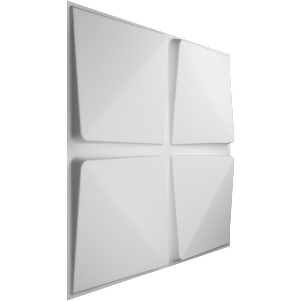 Ekena Millwork 19 5/8in. W x 19 5/8in. H Edinburgh EnduraWall Decor 3D Wall Panel Covers, Total 32.1 Sq. Ft., 12PK - WP20X20EDWH-CASE-12