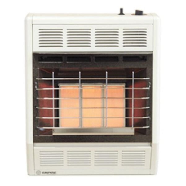 Empire Radiant Natural Gas Space Heater with Hydraulic Thermostat, White - 18000 BTU - SR18TWNAT