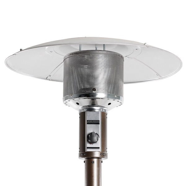 Living Accents Living Accents 48000 BTU Propane Steel Freestanding Patio Heater 250 sq ft - SRPH33